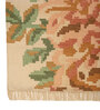Soft Floral Rug 5X8 ft| Bright Yellow & Ashwood Carpet Dhurrie