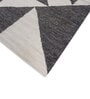 Silver Ash Geometric Wool & Viscose 7X5 Feet Handmade Carpet
