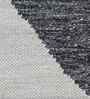 Silver Ash Geometric Wool & Viscose 7X5 Feet Handmade Carpet
