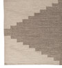 Soft Geometric Diamond Rug 5X8 ft| Beige Carpet Dhurrie