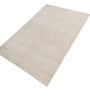 Soft Geometric Rug 4X6 ft| Beige Carpet Dhurrie