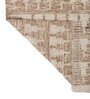 Soft Geometric Rug 5X8 ft| Beige & White Carpet Dhurrie