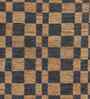 Soft Geometric Rug 8X10 ft| Tan & Ebony Carpet Dhurrie