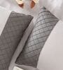 Soft Grey 300TC 100% Cotton Solids Flat Super King Bedsheet With 2 Pillow Covers