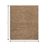 Soft Herringbone Rug 4X5 ft| Tan & Natural Carpet Dhurrie