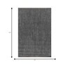 Soft Herringbone Rug 5X7'6 ft| Wisteria Carpet Dhurrie