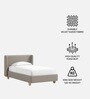 Soft Kids Toddler Bed In Blue Colour