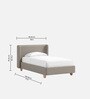Soft Kids Toddler Bed In Blue Colour