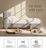 Soft Kids Toddler Bed In Ivory Colour