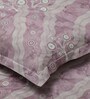 Soft Lavender Metro 186 TC Cotton King Bedsheet With 2 Pillow Covers