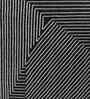 Soft Maze Rug 5X8 ft| Ebony & White Carpet Dhurrie