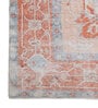 Soft Motif Rug 9'6X12 ft| Siam Blue & Apricot Orange Carpet