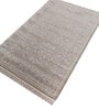 Gold And Beige Abstract Polyester 4X6 Feet Machine Made Carpet