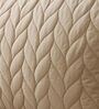 Soft Pearl 100% Cotton 300TC Solid Set of 2 Pillow Covers (Quilted)
