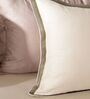 Soft Pearl 300TC 100% Cotton Solid Flat Embroidered Super King Bedsheet With 2 Pillow Covers