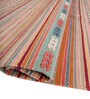 Soft Striped Rug 5X8 ft| Treetop & Beige Carpet Dhurrie