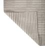 Soft Textured Striped Rug 5X8 ft| White & Sand Carpet Dhurrie