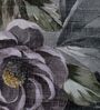 Brown Floral 180 TC Polyester King Sized Bedsheet With 2 Pillow Covers