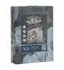 Grey Floral 180 TC Polyester King Sized Bedsheet With 2 Pillow Covers