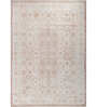 Soft Traditional Motif Rug 7'6X11 ft| Pink Tint & Gold Brown Carpet