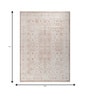 Soft Traditional Motif Rug 7'6X11 ft| Pink Tint & Gold Brown Carpet