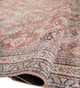 Soft Traditional Motif Rug 8'6X11'6 ft| Apricot Orange & Treetop Carpet