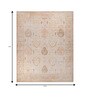 Soft Traditional Motif Rug 9'6X13 ft| Bright Yellow & Medium Gold Carpet