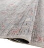 Soft Traditional Motif Rug 9'6X13 ft| Light Sea Mist & Sterling Blue Carpet