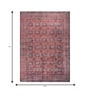 Soft Traditional Motif Rug 9'6X14 ft| Continental Plum & Medium Rose Carpet