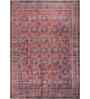Soft Traditional Motif Rug 9'6X14 ft| Continental Plum & Medium Rose Carpet