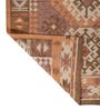 Soft Tribal Geometric Rug 4'6X6'6 ft| Orange & Bright Yellow Carpet Dhurrie