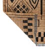 Soft Tribal Rug 5'6X7'6 ft| Natural & Ebony Carpet Dhurrie