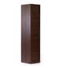 Soho 1 Door Wardrobe With Drawer In Smoked Walnut & Beige Finish
