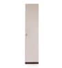 Soho 1 Door Wardrobe With Drawer In Smoked Walnut & Beige Finish