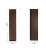 Soho 1 Door Wardrobe With Drawer In Smoked Walnut Finish