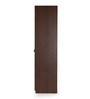 Soho 1 Door Wardrobe With Drawer In Smoked Walnut Finish
