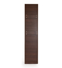 Soho 1 Door Wardrobe With Drawer In Smoked Walnut Finish