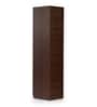 Soho 1 Door Wardrobe With Drawer In Smoked Walnut Finish