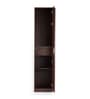 Soho 1 Door Wardrobe With Drawer In Smoked Walnut Finish