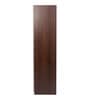 Soho 2 Door Wardrobe With Drawer In Smoked Walnut & Beige Finish