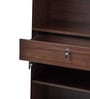 Soho 2 Door Wardrobe With Drawer In Smoked Walnut & Beige Finish
