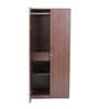 Soho 2 Door Wardrobe With Drawer In Smoked Walnut Finish