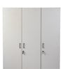 Soho 3 Door Wardrobe With Drawer In Smoked Walnut & Beige Finish