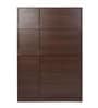 Soho 3 Door Wardrobe With Drawer In Smoked Walnut Finish