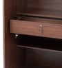 Soho 3 Door Wardrobe With Drawer In Smoked Walnut Finish