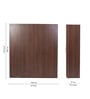 Soho 4 Door Wardrobe With Drawer In Smoked Walnut Finish