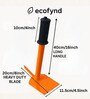 Orange Soil Heavy Duty Garden Hand Hoe