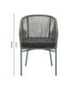 Sojo Wicker 4 Seater Dining Set In Wild Mushroom Finish