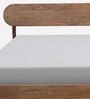 Sol Solid Wood Queen Size Bed In Timeless Teak Finish