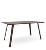 Solace Solid Wood 6 Seater Dining Table in Beech Finish